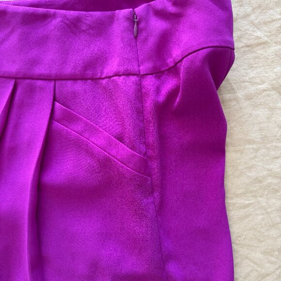 Loft Pleated Wide Leg Shorts - Picture 2 of 5